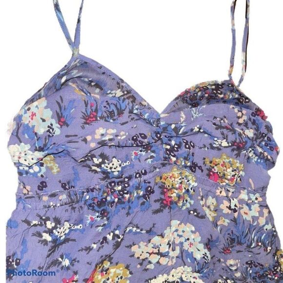 American Eagle Floral Mini Dress‎ Womens Size 4 Sleeveless Multicolor - Picture 2 of 6